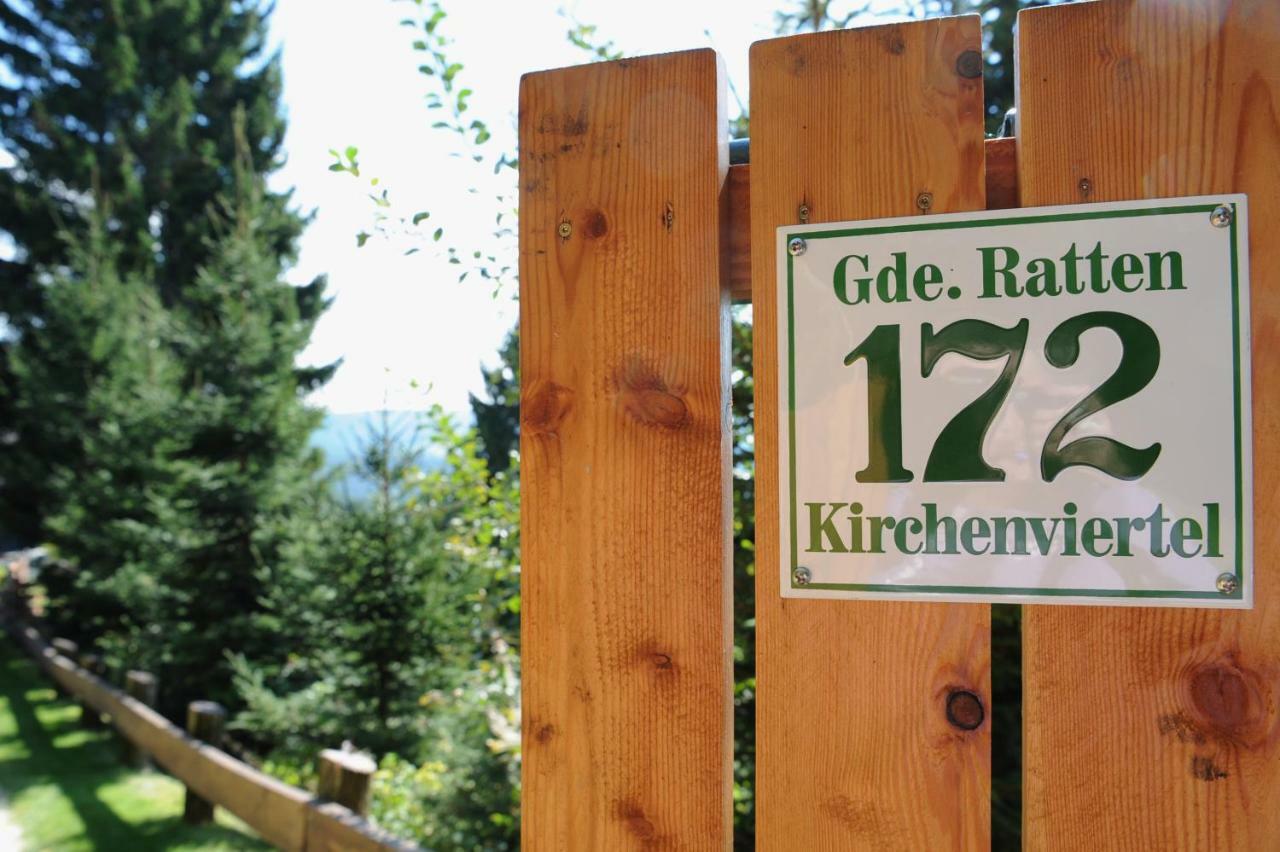 Gluehwuermchenhuette Villa Ratten Eksteriør bilde